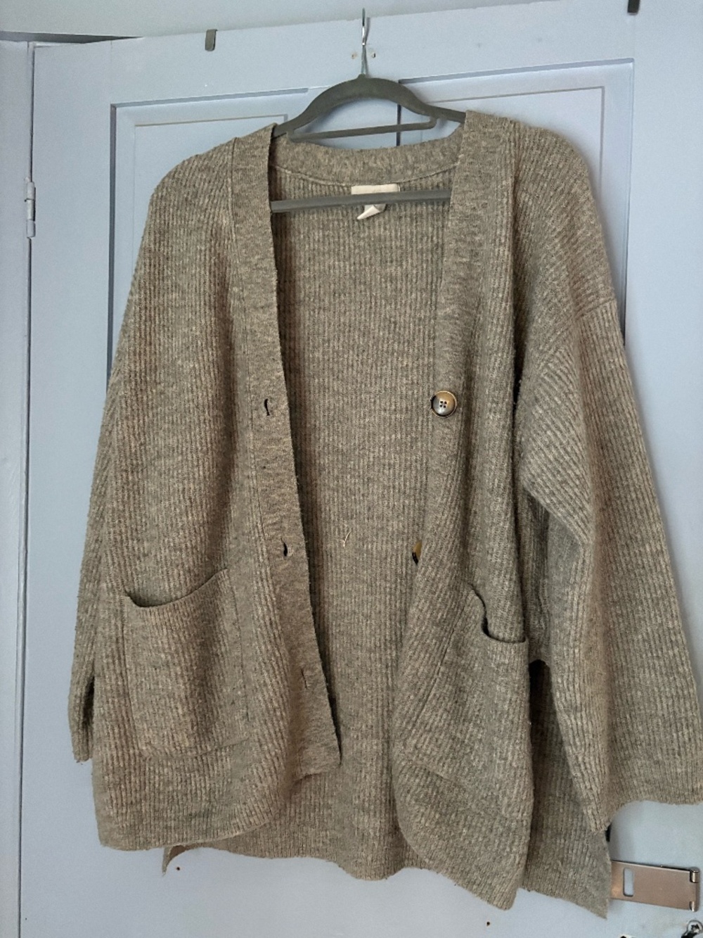 H&M Cozy Cardigan Gray
